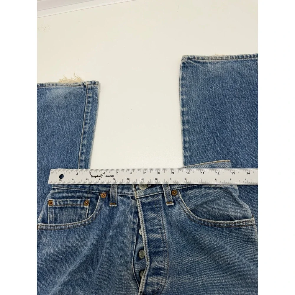 Vintage Levi's 501-0119 Jeans Made In USA 1993 Button Fly Light Wash 100% Cotton